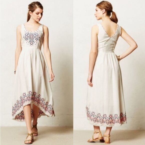 Anthro Holding Horses Cissie Embroidered dress - Picture 2 of 8